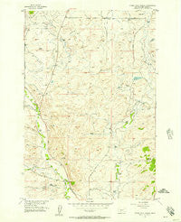 Otter Creek School Montana Historical topographic map, 1:24000 scale, 7.5 X 7.5 Minute, Year 1954