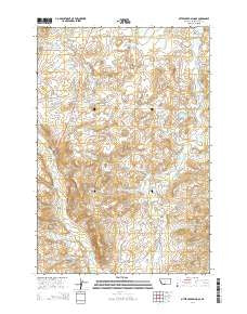 Otter Creek School Montana Current topographic map, 1:24000 scale, 7.5 X 7.5 Minute, Year 2014