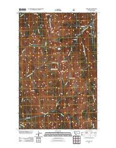 Our Lake Montana Historical topographic map, 1:24000 scale, 7.5 X 7.5 Minute, Year 2011