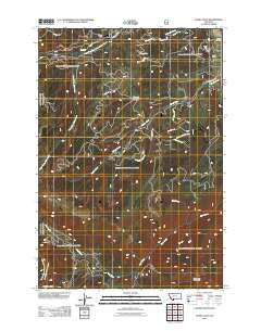 Ousel Falls Montana Historical topographic map, 1:24000 scale, 7.5 X 7.5 Minute, Year 2011