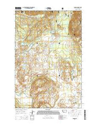 Ovando Montana Current topographic map, 1:24000 scale, 7.5 X 7.5 Minute, Year 2014
