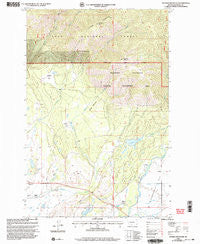 Ovando Mountain Montana Historical topographic map, 1:24000 scale, 7.5 X 7.5 Minute, Year 1999
