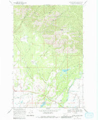 Ovando Mountain Montana Historical topographic map, 1:24000 scale, 7.5 X 7.5 Minute, Year 1968