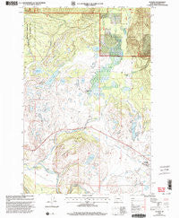 Ovando Montana Historical topographic map, 1:24000 scale, 7.5 X 7.5 Minute, Year 1999