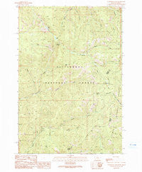 Overwhich Falls Montana Historical topographic map, 1:24000 scale, 7.5 X 7.5 Minute, Year 1991