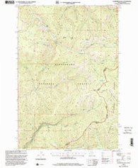 Overwhich Falls Montana Historical topographic map, 1:24000 scale, 7.5 X 7.5 Minute, Year 1998