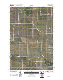 Oxford Montana Historical topographic map, 1:24000 scale, 7.5 X 7.5 Minute, Year 2011