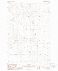 Oxford Montana Historical topographic map, 1:24000 scale, 7.5 X 7.5 Minute, Year 1986