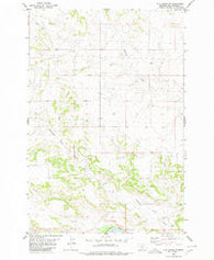 P K Ranch SE Montana Historical topographic map, 1:24000 scale, 7.5 X 7.5 Minute, Year 1980