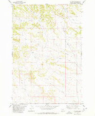 P K Ranch Montana Historical topographic map, 1:24000 scale, 7.5 X 7.5 Minute, Year 1980