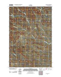 P K Ranch Montana Historical topographic map, 1:24000 scale, 7.5 X 7.5 Minute, Year 2011