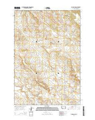 P K Ranch NE Montana Current topographic map, 1:24000 scale, 7.5 X 7.5 Minute, Year 2014