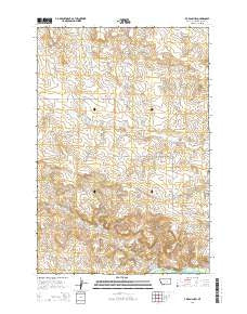P K Ranch SW Montana Current topographic map, 1:24000 scale, 7.5 X 7.5 Minute, Year 2014