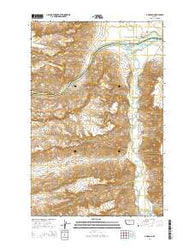 P N Ranch Montana Current topographic map, 1:24000 scale, 7.5 X 7.5 Minute, Year 2014