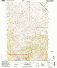 Packsaddle Butte Montana Historical topographic map, 1:24000 scale, 7.5 X 7.5 Minute, Year 2000