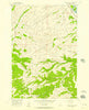 Packsaddle Butte Montana Historical topographic map, 1:24000 scale, 7.5 X 7.5 Minute, Year 1955