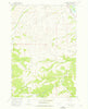 Packsaddle Butte Montana Historical topographic map, 1:24000 scale, 7.5 X 7.5 Minute, Year 1955