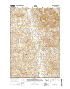 Padlock Ranch Montana Current topographic map, 1:24000 scale, 7.5 X 7.5 Minute, Year 2014
