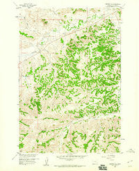 Painted Hill Montana Historical topographic map, 1:24000 scale, 7.5 X 7.5 Minute, Year 1958