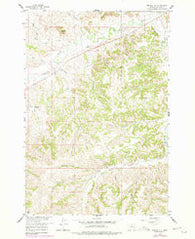 Painted Hill Montana Historical topographic map, 1:24000 scale, 7.5 X 7.5 Minute, Year 1958