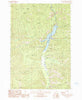 Painted Rocks Lake Montana Historical topographic map, 1:24000 scale, 7.5 X 7.5 Minute, Year 1991