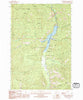 Painted Rocks Lake Montana Historical topographic map, 1:24000 scale, 7.5 X 7.5 Minute, Year 1991