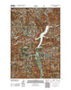 Painted Rocks Lake Montana Historical topographic map, 1:24000 scale, 7.5 X 7.5 Minute, Year 2011