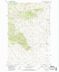 Palisade Butte Montana Historical topographic map, 1:24000 scale, 7.5 X 7.5 Minute, Year 1979