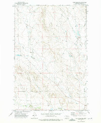 Papps Reservoir Montana Historical topographic map, 1:24000 scale, 7.5 X 7.5 Minute, Year 1972