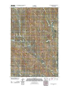Papps Reservoir Montana Historical topographic map, 1:24000 scale, 7.5 X 7.5 Minute, Year 2011