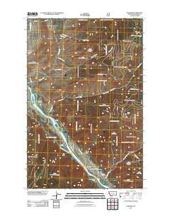 Paradise Montana Historical topographic map, 1:24000 scale, 7.5 X 7.5 Minute, Year 2011