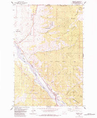 Paradise Montana Historical topographic map, 1:24000 scale, 7.5 X 7.5 Minute, Year 1984