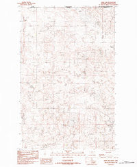 Park Lake Montana Historical topographic map, 1:24000 scale, 7.5 X 7.5 Minute, Year 1983