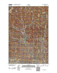 Park Coulee Montana Historical topographic map, 1:24000 scale, 7.5 X 7.5 Minute, Year 2011