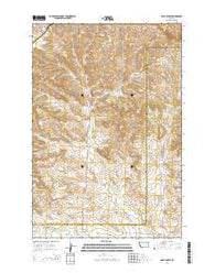 Park Coulee Montana Current topographic map, 1:24000 scale, 7.5 X 7.5 Minute, Year 2014