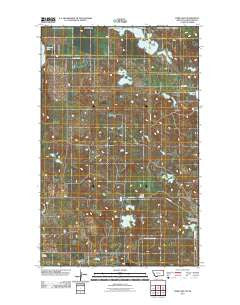 Park Lake Montana Historical topographic map, 1:24000 scale, 7.5 X 7.5 Minute, Year 2011