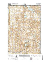 Park Lake Montana Current topographic map, 1:24000 scale, 7.5 X 7.5 Minute, Year 2014