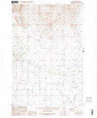 Parker Montana Historical topographic map, 1:24000 scale, 7.5 X 7.5 Minute, Year 1986