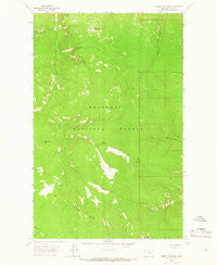 Parsnip Mountain Montana Historical topographic map, 1:24000 scale, 7.5 X 7.5 Minute, Year 1963