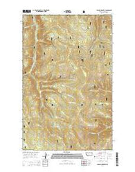 Parsnip Mountain Montana Current topographic map, 1:24000 scale, 7.5 X 7.5 Minute, Year 2014