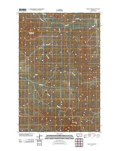 Parson Creek Montana Historical topographic map, 1:24000 scale, 7.5 X 7.5 Minute, Year 2011