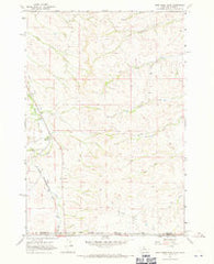 Pass Creek East Montana Historical topographic map, 1:24000 scale, 7.5 X 7.5 Minute, Year 1967