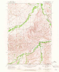 Pass Creek West Montana Historical topographic map, 1:24000 scale, 7.5 X 7.5 Minute, Year 1967