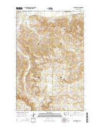 Pasture Creek Montana Current topographic map, 1:24000 scale, 7.5 X 7.5 Minute, Year 2014