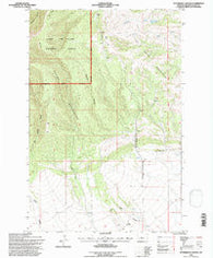 Patterson Canyon Montana Historical topographic map, 1:24000 scale, 7.5 X 7.5 Minute, Year 1995