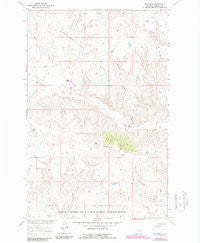 Pea Ridge Montana Historical topographic map, 1:24000 scale, 7.5 X 7.5 Minute, Year 1965