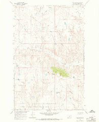 Pea Ridge Montana Historical topographic map, 1:24000 scale, 7.5 X 7.5 Minute, Year 1965