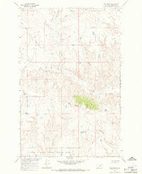 Pea Ridge Montana Historical topographic map, 1:24000 scale, 7.5 X 7.5 Minute, Year 1965
