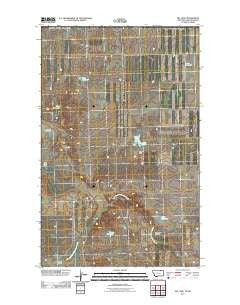 Pea Lake Montana Historical topographic map, 1:24000 scale, 7.5 X 7.5 Minute, Year 2011