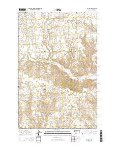 Pea Ridge Montana Current topographic map, 1:24000 scale, 7.5 X 7.5 Minute, Year 2014